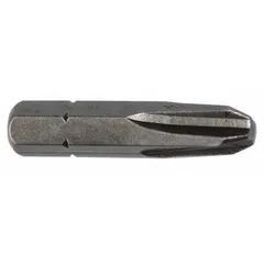 This APEX insert bit is a #2 Phillips (PH2) size, imperial, with a standard tip style and hex drive. Made from S2 steel and impact rated, it is sold in a 5-pack. Suitable for driving Phillips #2 fasteners in industrial assembly and maintenance applications.