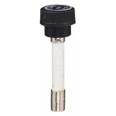 The BUSSMANN GMF-2 is a 2 A, 300 V AC time-delay fuse from the GMF series. It features a cylindrical body style with an integrated insulating cap. The time-delay characteristic allows the fuse to withstand temporary inrush currents, making it suitable for overcurrent protection in industrial equipment such as motors, transformers, and control circuits.
