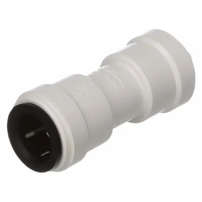 WATTS Polysulfone Push-to-Connect Tube Fitting, 1/2 in OD x 1/4 in OD, Union - Polysulfone Push-to-Connect Tube Fittings