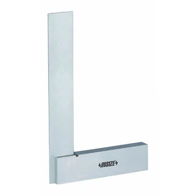INSIZE Precision Steel Square with Wide Base: 90° Angle, 20 x 12 in Outside Dimensions - Machinist Precision Steel Squares
