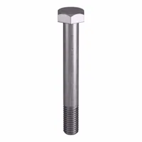 Heavy Hex Bolt: Stainless Steel, Grade B8, Plain, 5/8"-11 Thread Size, 5 in lg, 5 PK (MPN ZBOLT-5063)