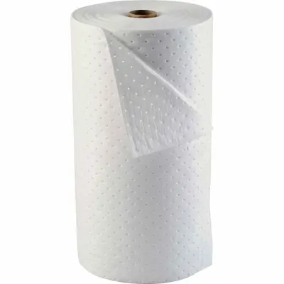 BRADY SPC ABSORBENTS Sorbent Roll: Polypropylene, White, 150 ft Roll Lg - Sorbent Rolls