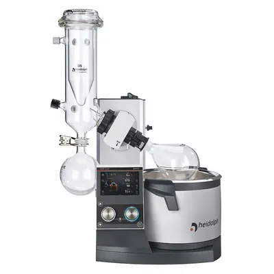 HEIDOLPH Rotary Evaporator: Motor, 5 L, 10 RPM to 280 RPM, 1,300 W Heating Capacity - Motorized Lift Rotary Evaporators