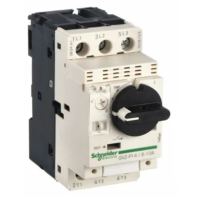 SCHNEIDER Manual Motor Starter: Non-Reversing, 3 Poles, 10 A, Thermal Protection - Non-Reversing Starters with Thermal Overloads