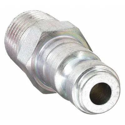 HANSEN Quick Connect Hose Coupling: 1/4 in Body Size, 1/4 in Hose Fitting Size - Universal Interchange Steel Quick-Connect Air Coupling Plugs
