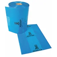 Open-Ended Bag: 4 mil Thick, 55 in Wd, 68 in Lg, Blue, Corded Roll, 35 PK (MPN PB4B554568)