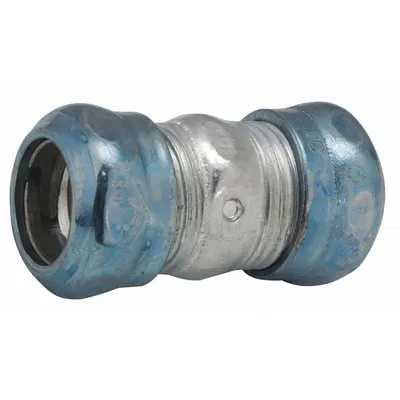 RACO Compression Coupling: Steel, 3 1/2 in Trade Size - Compression Conduit Connectors