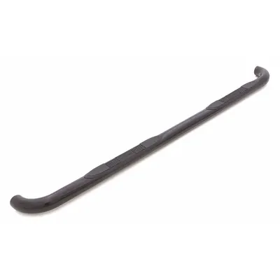 LUND Nerf Bars: Round, 82 in Overall Lg, 3 in Overall Wd, 3 in Overall Ht, Black - Round Nerf Bars