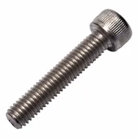 Socket Head Cap Screw: M8x1.25 Thread Size, 40 mm Lg, Std, Plain, Titanium, Grade 2, 8 mm Head Ht (MPN 0107489)