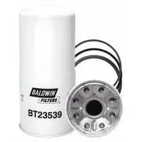 Spin-on hydraulic filter with cellulose media for removing contaminants from hydraulic fluid. Features a 1-1/2"-16 thread size and includes two furnished gaskets. Suitable for use in mobile hydraulic systems and heavy-duty equipment