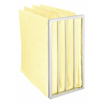 OEM Pocket Air Filter: 24 in x 12 in x 12 in, MERV 14, Yellow, Synthetic - MERV 14 Pocket Air Filters
