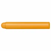 MARKAL Marking Crayon: Wax, 17 mm Tip Wd, Firm, Yellow/Orange, 70°F to 100°F (MPN 82446G)