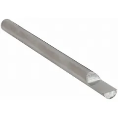 This single-end carbide engraving tool blank is made from grade 710 carbide, with a 3/8" diameter, 6" overall length, and 1/2" split length. It is used for precision marking, engraving, and scribing on metals, plastics, and composites in industrial manufacturing and metalworking.