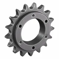 TSUBAKI Sprocket: For 60 Chain, 17 Teeth, 4.082 in Pitch Dia, 4.46 in Outside Dia, Steel (MPN 60SDS17)