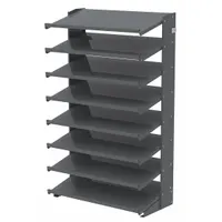 AKRO-MILS Pick Rack: 36 in x 18 in x 60 in, 1 Sided, 0 Bins, 8 Shelves (MPN APRS18)