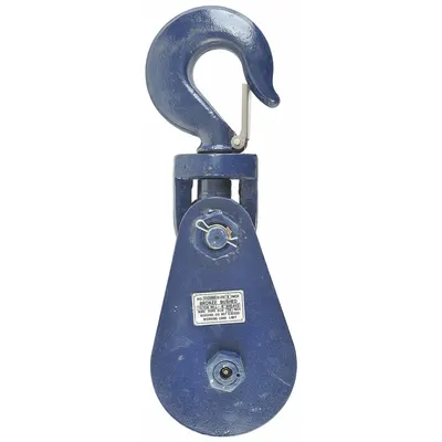 BA PRODUCTS CO. Pulley Block: Swivel, Pulling, 30,000 lb Working Load Limit, Wire Rope - Hook-Attached Snatch Blocks