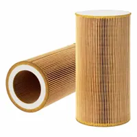 Round engine air filter with axial seal and cellulose media. Outside diameter 3 5/8 in. Designed for Nissan vehicles. Removes airborne contaminants to protect engine components and support combustion efficiency