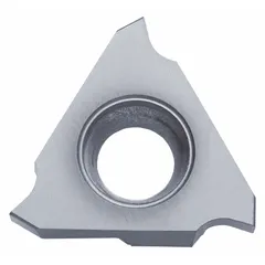 Carbide grooving insert for external and internal grooving, parting, and profiling operations on CNC lathes. Suitable for machining steel, stainless steel, and cast iron workpieces in general metalworking applications.
