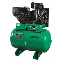 SPEEDAIRE Stationary Air Compressor: 2 Stage, 13 hp Engine, Honda, 29 cfm, 80 gal Air Tank (MPN ABS-13H-80HG)