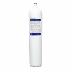 This 3M quick-connect water filter uses activated carbon media to reduce particulates. It has a flow rate of 5 gpm and a capacity of 75,000 gallons. Overall height is 5 inches, overall diameter is 5 1/8 inches. Designed for drinking fountains and beverage machines.