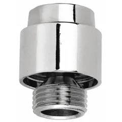 Brass in-line vacuum breaker nut for flush valves. Prevents backflow of contaminated water into potable supply lines. Overall width 1-1/2 inches. Compatible with Speakman series flush valves.