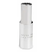 PROTO Socket: SAE, 1/4 in Drive Size, 3/8 in Socket Size, 12-Point, Deep, Chrome, Not Tether Capable (MPN J4712LT)