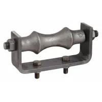 Roller Chair: For 8 in Pipe, 1,350 lb Load Capacity, 11.63 in Overall Lg, Cast Iron Roller (MPN 0560503120)