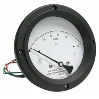MIDWEST INSTRUMENT Differential Pressure Gauge & Switch: Back, 1/4 in NPT Female, 120, 4 1/2 in Dial (MPN 120SC-00-O-AA-50P)