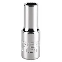 PROTO Socket: SAE, 1/4 in Drive Size, 7/32 in Socket Size, 12-Point, Std, Chrome, Not Tether Capable (MPN J4707N)
