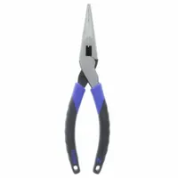 Long Nose Plier: 1 3/4 in Max Jaw Opening, 8 1/2 in Overall Lg, 8 1/2 in Jaw Lg, 1/4 in Tip Wd (MPN 30-3038)