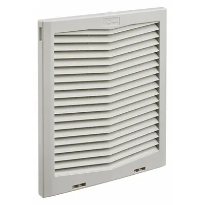 HOFFMAN Exhaust Grill and Filter: For Easy Filter Repl, Plastic - Electrical Enclosure Accessories & Replacement Parts
