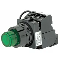 SIEMENS Illuminated Push Button: Illuminated, Extended Profile, Non-Metallic, 30 mm, 1NO/1NC (MPN US2:52BT6D3AB)