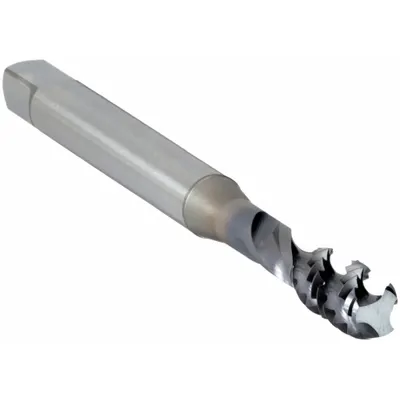 OSG Spiral Flute Tap: 1/4"-20 UNC, H5 / 2B-3B, 3 Flute, Bottoming Chamfer - Spiral-Flute Taps for Steel & Stainless Steel