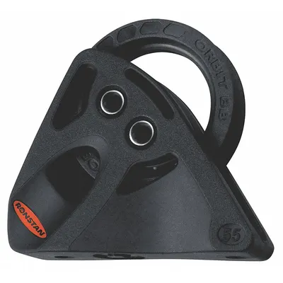 RONSTAN Pulley Block: Lead Pulley Block, Mounted, Upright Mount, 1,100 lb Working Load Limit - Upright-Mount Pulley Blocks