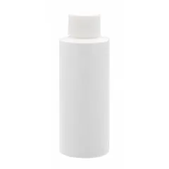 HDPE Narrow Mouth Round Lab Bottle, 60 mL, White, 20-410 mm Screw Closure