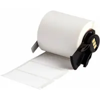 Pre-Cut Label Stock Roll: 1 in Label Ht, 1 29/32 in Label Wd, 1 in Roll Lg, White (MPN M6-78-488)