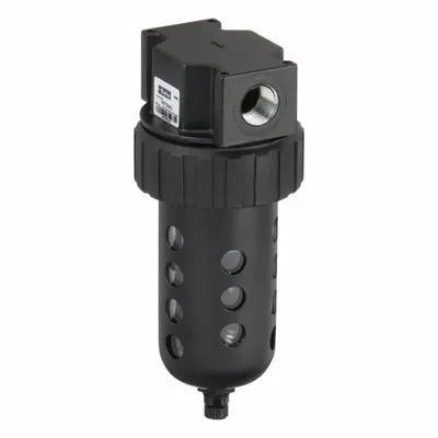 Parker Compressed Air Filter: Particulate, 1/2 in NPT, 40 micron, 130 cfm - Parker FRL Air Filters