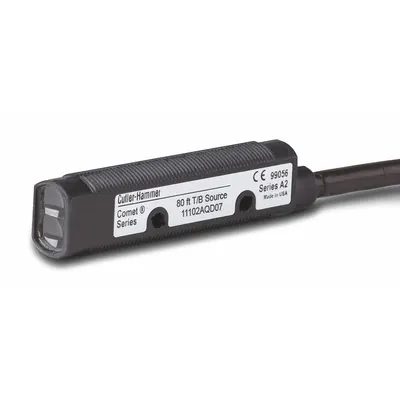 EATON Photoelectric Sensor Transmitter: M18 Threaded, Non-Terminated Cable - Cylindrical Receivers & Transmitters with Non-Terminated Cables