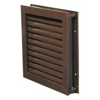 Fusible Louver: Steel, 12 in Opening Ht, 18 in Opening Wd, 10 in Louver Ht, 16 in Louver Wd (MPN L-1900DKB-18x12)