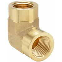 PARKER Metal Pipe Elbow: 90° Elbow, 3/4 in x 3/4 in, Female NPT Threaded x Female NPT Threaded (MPN 3/4 DD-B)