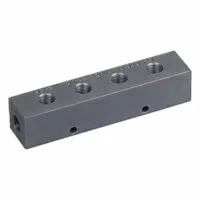 POWER TEAM Hydraulic Valve Manifolds & Subplates: 10,000 psi Max Pressure, Steel, 1.5 in Overall Ht (MPN 9648)
