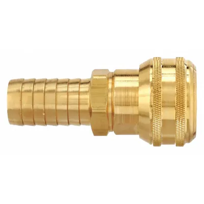 PARKER Quick Connect Hose Coupling: 3/4 in Body Size, 1 in Hose Fitting Size, Push-to-Connect - Industrial Interchange Brass Quick-Connect Air Coupling Bodies