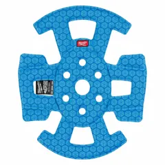 Blue polyester sweat band designed for use with MILWAUKEE® Safety Helmets. Provides moisture-wicking comfort for extended wear in industrial environments. Compatible with MILWAUKEE® head protection systems.