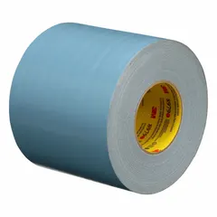 This blue duct tape features a polyethylene coated cloth backing and a rubber adhesive. Designed for medium-duty outdoor use, it provides clean removal for temporary holding, sealing, and bundling. Each roll is 6 inches wide and 60 yards long, with a thickness of 11.5 mil. Supplied in a 6-pack.