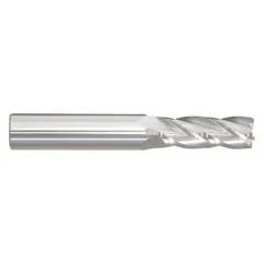 This general purpose carbide square end mill features a TiCN coating and 4-flute design for milling ferrous materials and composites. With a 4.5 mm diameter and 16 mm length of cut, it is suitable for precision machining operations requiring wear resistance and a smooth finish.