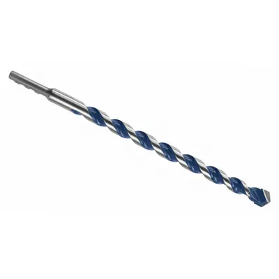 BOSCH Round Hammer Drill: 9/16 in Drill Bit Size, 7 1/2 in Max Drilling Dp - Round-Shank Masonry Drill Bits
