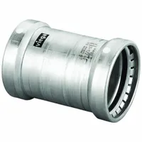 VIEGA MEGAPRESS Crimp Coupling Fitting: 2 1/2 in Pipe x 2 1/2 in Pipe Size, Press-fit x Press-fit (MPN 98360)