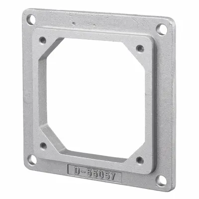 HUBBELL Adapter Plate: 3D076 (MPN HBL26402) - Back Boxes & Wall Adapter Plates