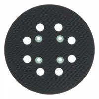 MILWAUKEE Disc Backup Pad: 5 in Wd, Round, Hook and Loop, For 6034-21, 8 Vacuum Holes (MPN 51-36-7100)