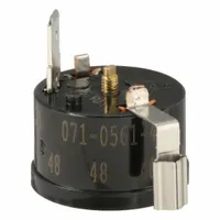 Overload protector for ice machine compressors. Interrupts power when current exceeds safe levels to prevent motor damage. Suitable for commercial refrigeration systems requiring replacement of the original overload component